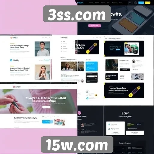 Evolução do design do site 3ss.com ao longo dos anos